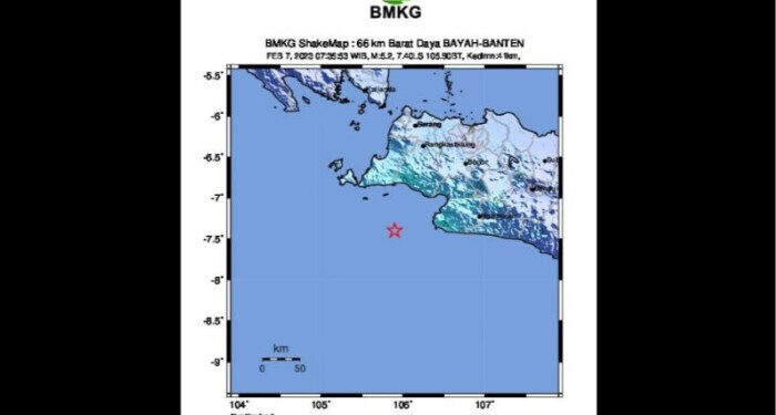Gempa M5,2 di Selatan Banten Akibat Aktivitas Lempeng Indo-Australia