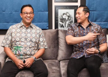 Anies Baswedan bertemu AHY di Kantor Demokrat