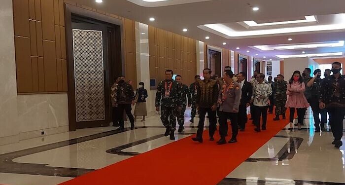 Presiden Jokowi Hadiri Rapim TNI dan Polri 2023