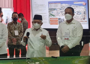 Wapres Tinjau Progres Pembangunan Smelter Freepot di Gresik