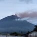 Gunung Kerinci Kembali Erupsi Arah Abu Condong ke Timur dan Tenggara