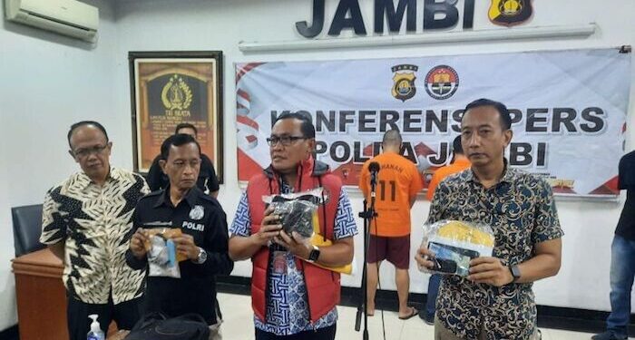 Polda Jambi Gagalkan Peredaran Satu Kilogram Sabu