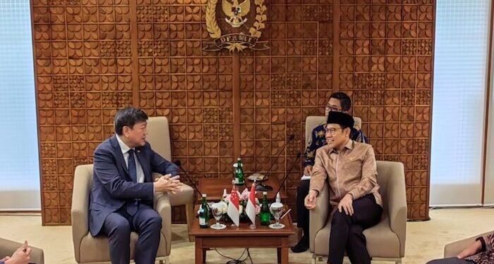 Wakil Ketua DPR Terima Kunjungan Dubes Singapura