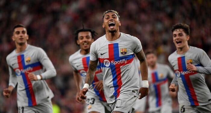 Gol Raphinha Antar Barcelona Menang 1-0 atas Athletic Bilbao