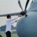 Presiden Tinjau Pesawat Baru TNI AU C-130J-30 Super Hercules A-1339