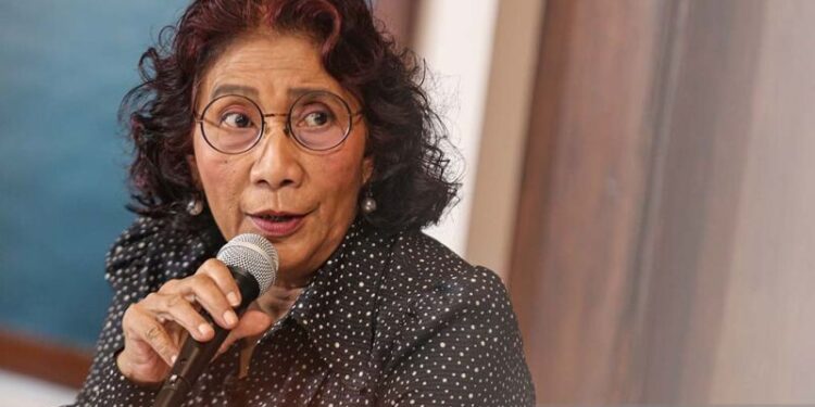 Susi Pudjiastuti Tepis Rumor Pilot Philip Bagian dari OPM