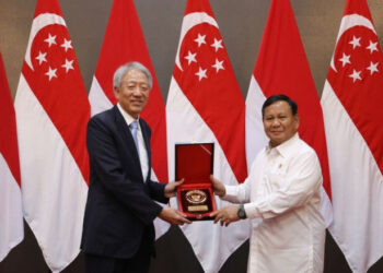 Prabowo Dukung Penguatan Kerjasama Pertahanan Indonesia dan Singapura