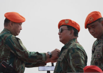 Prabowo Diangkat Jadi Warga Kehormatan Kopasgat TNI AU