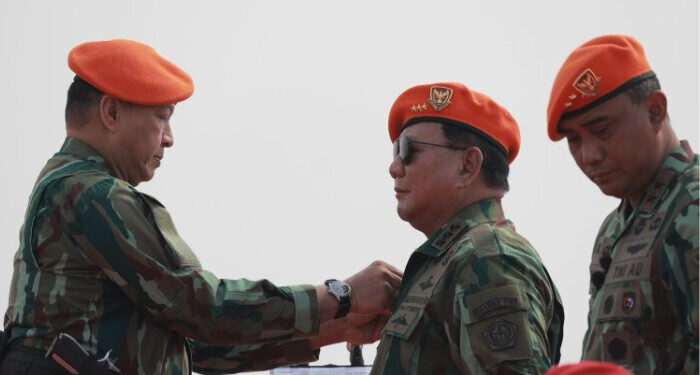 Prabowo Diangkat Jadi Warga Kehormatan Kopasgat TNI AU