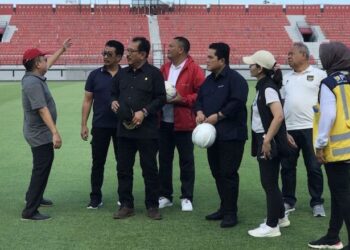 Erick Thohir Cek Kesiapan Stadion Dipta di Bali untuk Piala Dunia U-20