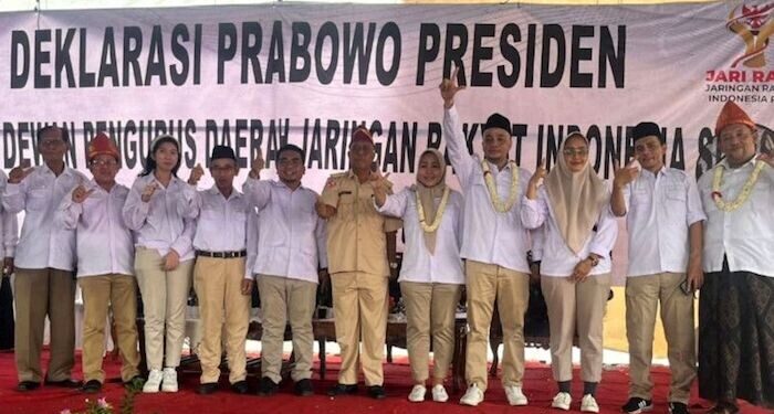 Jari Raya Deklarasikan Dukung Prabowo Subianto Jadi Capres 2024