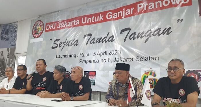 Relawan Ganjar Pranowo Deklarasikan “Sejuta Tanda Tangan” di Jakarta