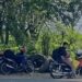 Pemudik Motor Tidur di Pinggir Jalan Pantura untuk Hilangkan Lelah