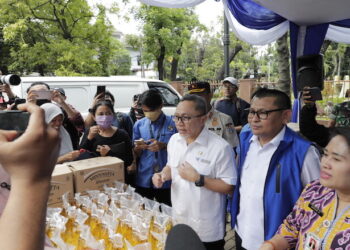 Kembali Tinjau Pasar Murah di Jakarta, Mendag Zulkifli Hasan: Bantu Masyarakat dengan Bapok Murah