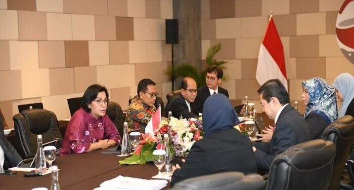 Menkeu RI Bertemu Menteri Ekonomi dan Keuangan Brunei