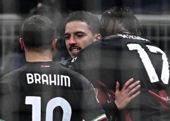 Olivier Giroud Cetak Trigol, AC Milan Menang Telak 5-1 atas Sampdoria