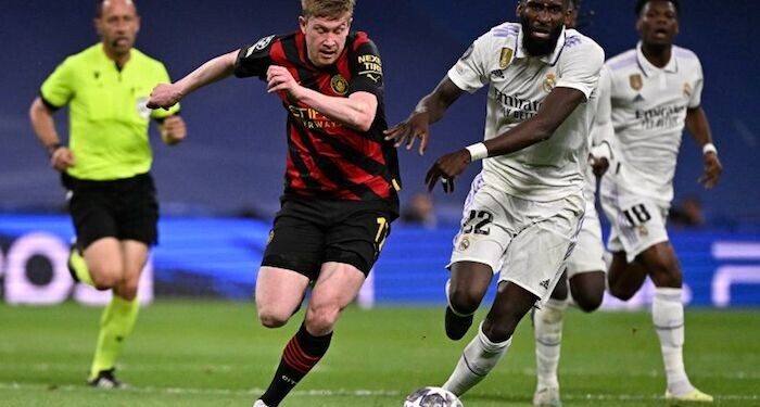 Laga Real Madrid Kontra Manchester City Berakhir Imbang 1-1