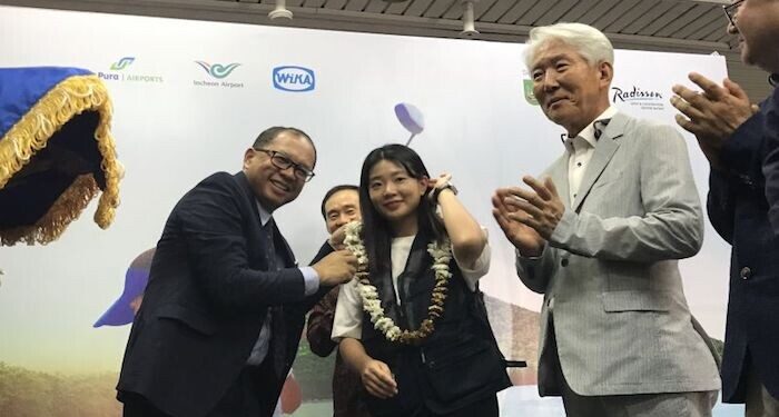 Bandara Batam Terima Kedatangan Penerbangan Perdana dari Korsel