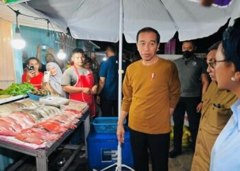 Presiden Sambangi Kawasan Wisata Kuliner Kampung Ujung Labuan Bajo