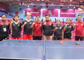 Menpora Motivasi Atlet Tenis Meja Indonesia Bertanding di SEA Games