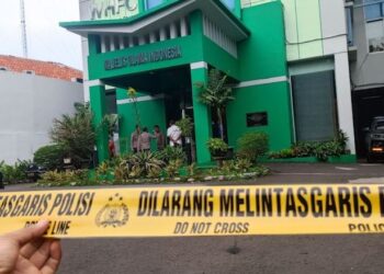 Polisi Langsung Olah TKP Insiden Penembakan di Gedung MUI