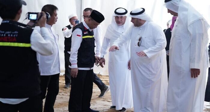 Pemasangan Tenda Jamaah Indonesia di Arafah Capai 80 Persen