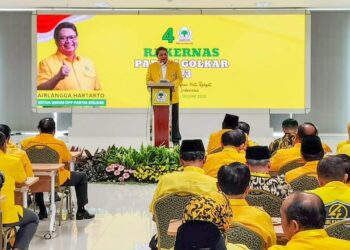 Rakernas Golkar Tegaskan Airlangga Hartarto Sebagai Capres dari Partai Golkar