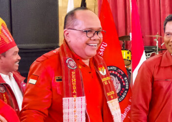 Wakil Ketua Komisi II DPR RI Junimart Girsang Buka Rakornas ke-II PBB