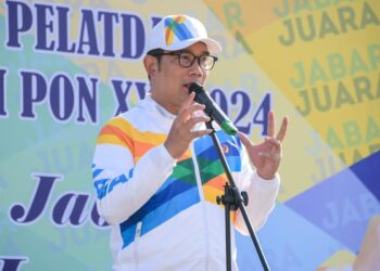 Gubernur Ridwan Kamil Kukuhkan Pelatda Babak Kualifikasi PON XXI Tahun 2024  Jabar targetkan “hattrick” juara umum PON