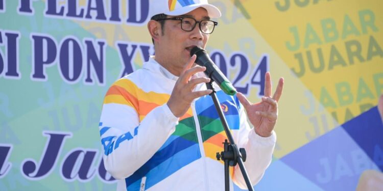 Gubernur Ridwan Kamil Kukuhkan Pelatda Babak Kualifikasi PON XXI Tahun 2024  Jabar targetkan “hattrick” juara umum PON