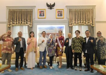 Gubernur Ridwan Kamil Terima Putri Indonesia di Gedung Pakuan