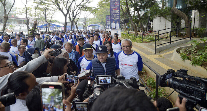 Gelar Jalan Santai, Mendag Zulkifli Hasan: Gaya Hidup Sehat Tingkatkan Produktivitas