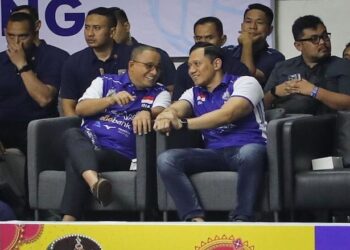 Nonton Voli Bareng Anies, AHY: Seru