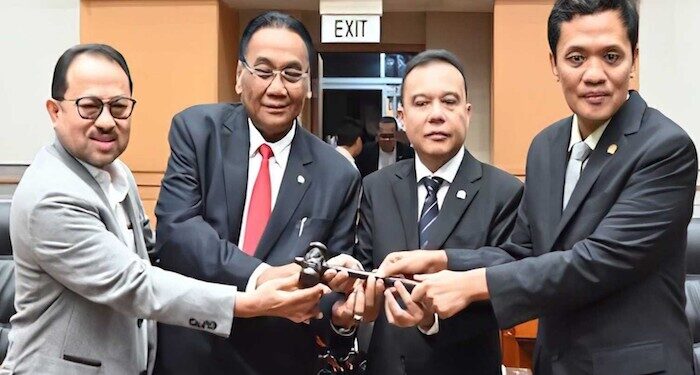 Habiburokhman Dilantik Menjadi Wakil Ketua Komisi III DPR RI