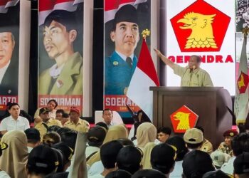 Prabowo Hadiri Konsolidasi Kabar Partai Gerindra Tangerang Raya