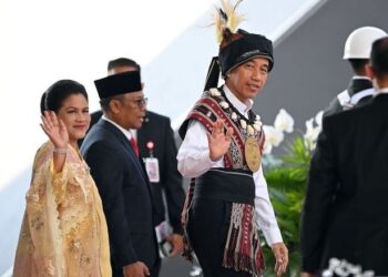 Menteri-menteri Kabinet Indonesia Maju Hadir Sidang Tahunan MPR