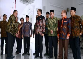 Jokowi Terima Pimpinan MPR