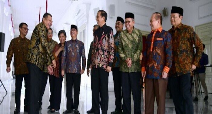 Jokowi Terima Pimpinan MPR