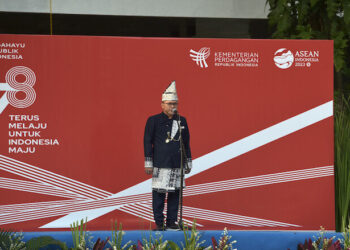 Mendag Zulkifli Hasan Pimpin Upara Peringatan Hari Ulang Tahun Indonesia Ke-78 di Kemendag