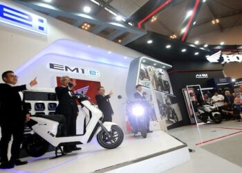 AHM Luncurkan Sepeda Motor Listrik Honda EM1 e: di GIIAS 2023