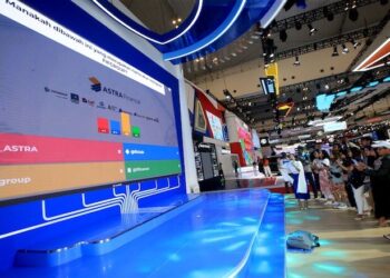Seru-Seruan di Booth Astra Financial 