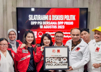 DPP Projo Terima Kunjungan Rombongan PSI
