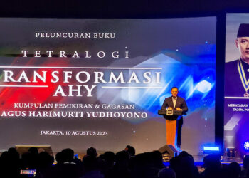 AHY Ultah ke-45 Meluncurkan 4 Buku Tetralogi