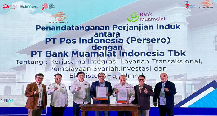 Optimalkan Potensi Bisnis, Bank Muamalat dan Pos Indonesia Kerja Sama Strategis