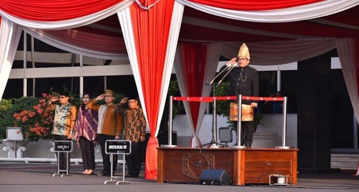 Setjen DPR Gelar Upacara Bendera Memperingati HUT RI ke-78