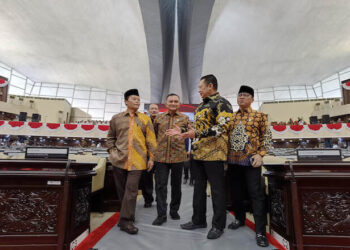 Suasana Perisiapan Sidang Tahunan MPR Bersama DPR dan DPD