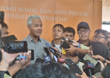 Bacapres Ganjar Pranowo Usai Menghadiri Kuliah Kebangsaan di FISIP UI