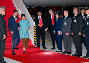 Preseiden Jokowi dan Ibu Iriana