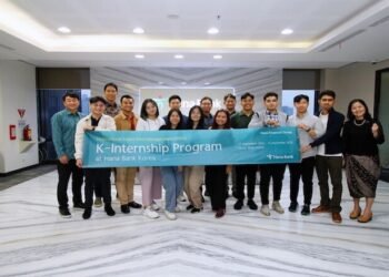 Program Magang Antarnegara Bank Hana Berangkatkan 10 Mahasiswa Indonesia Magang di Korea Selatan