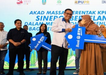Bank BTN Gelar Acara Akad Massal Serentak KPR 10.000 Unit di Sidoarjo